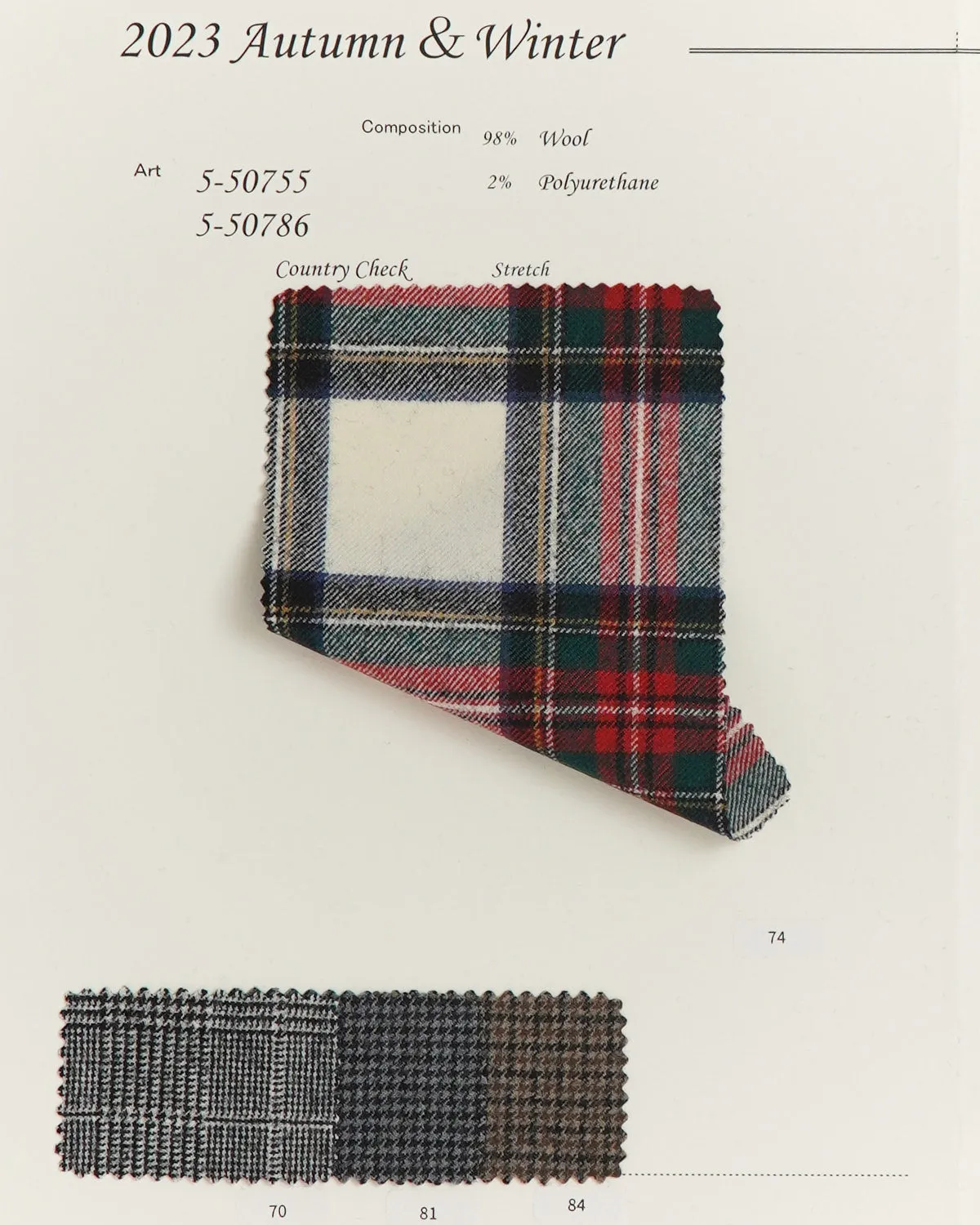 50755 - Country Check - Model 722