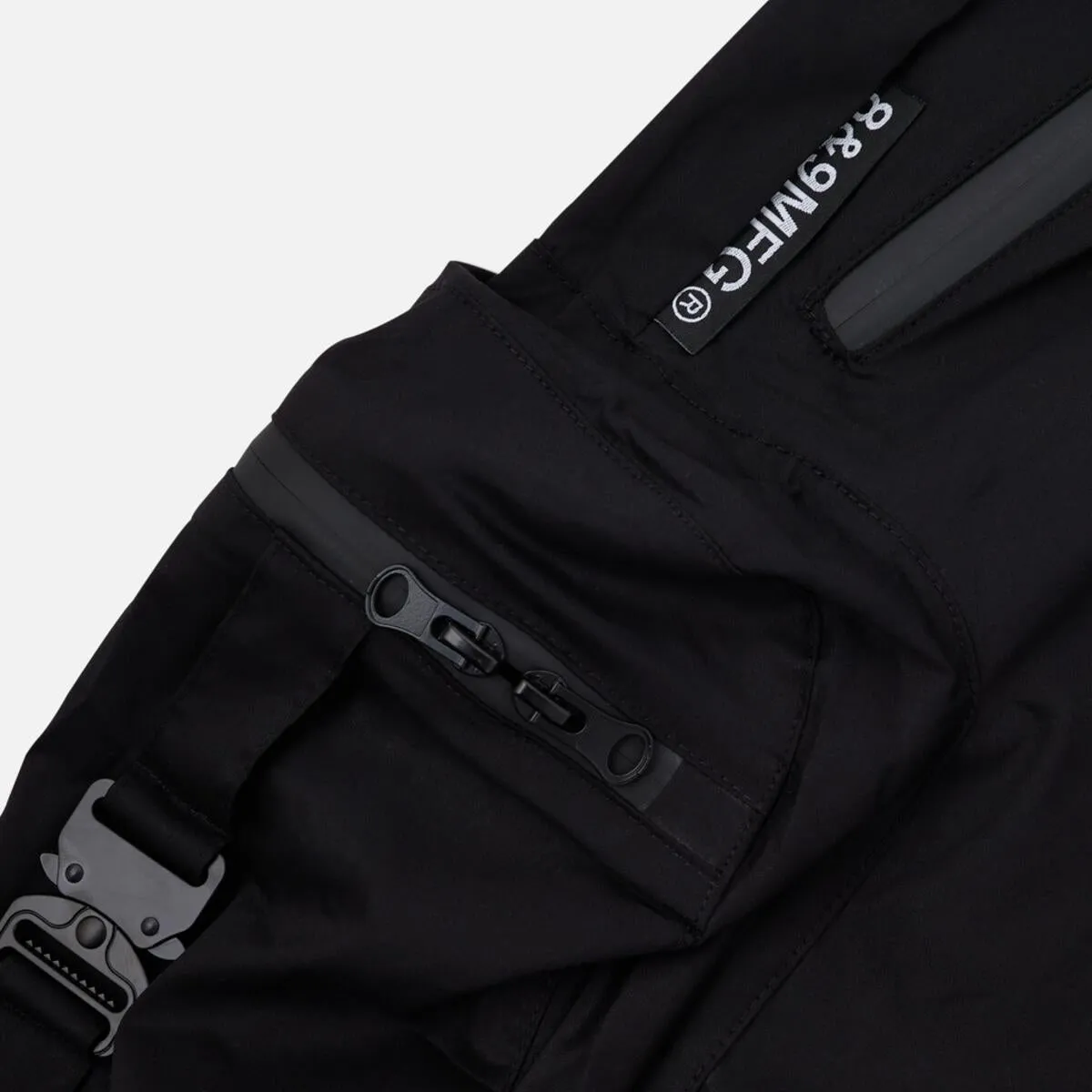 8&9 Combat Nylon Shorts - Black/Black ( SHCOMLBK)