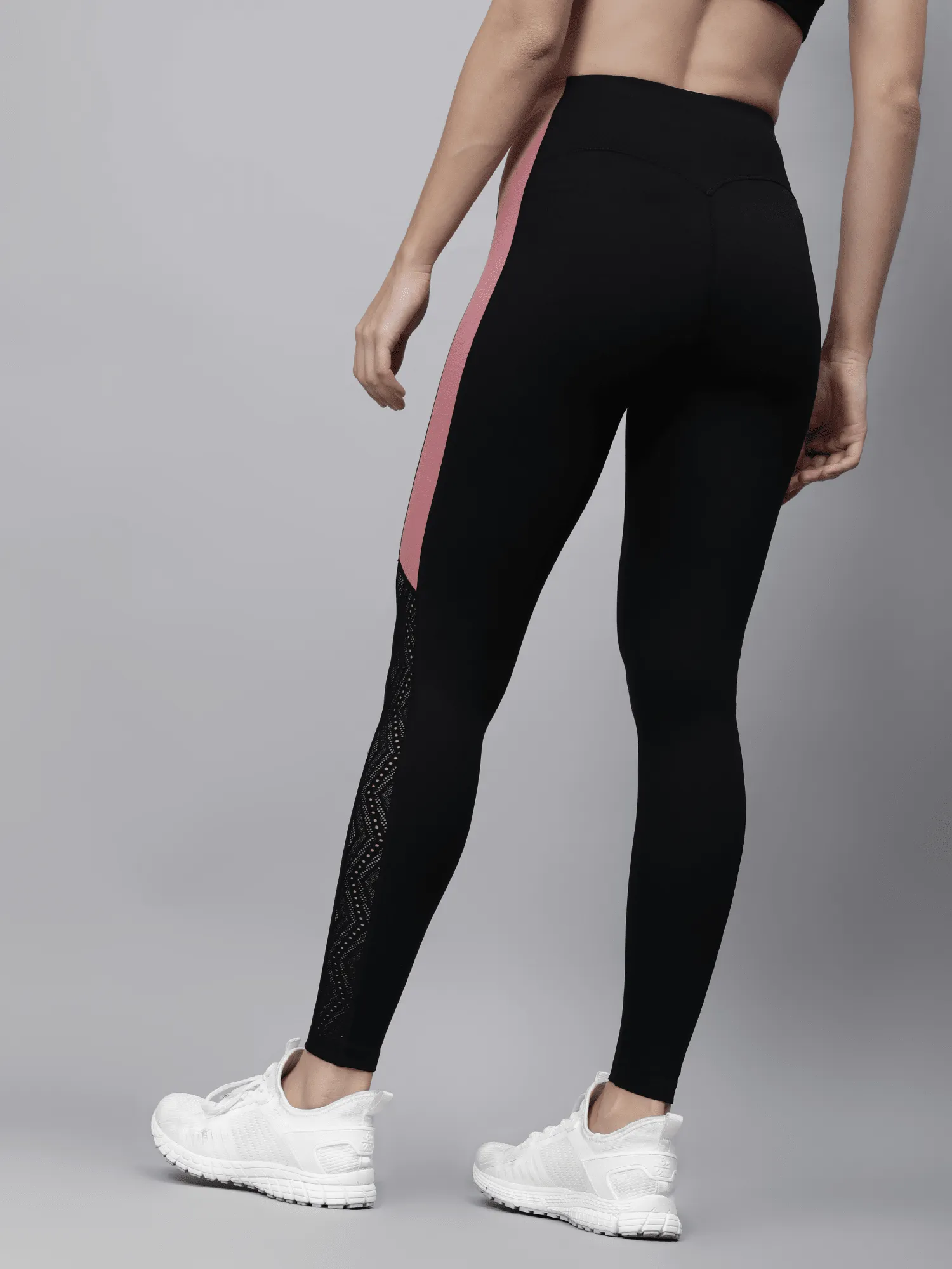 AbsoluteFit Uplift Black Rose Workout Leggings