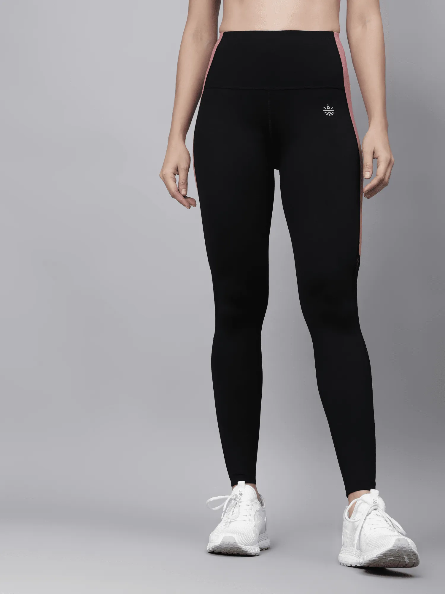 AbsoluteFit Uplift Black Rose Workout Leggings