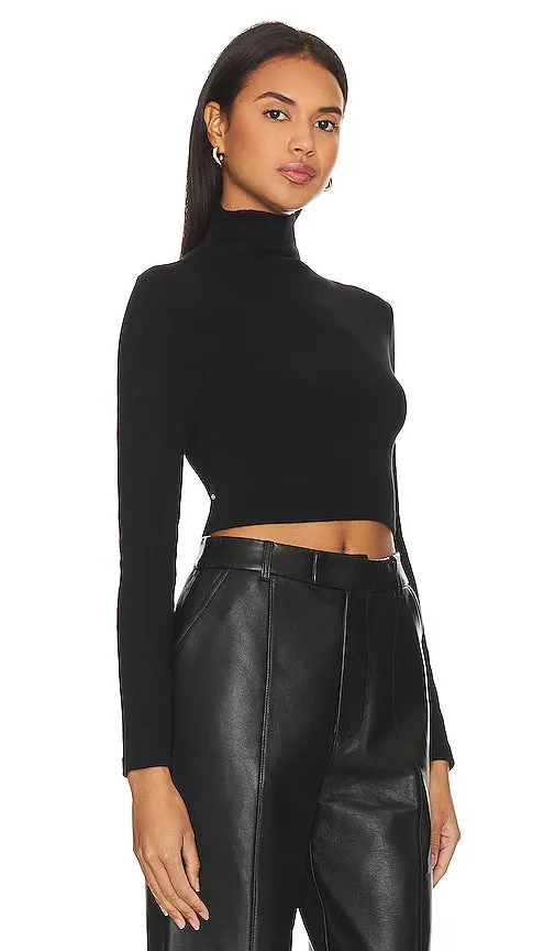 AG Jeans x Emrata Kathryn Turtleneck in Black