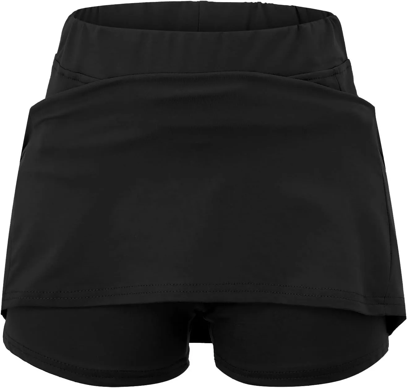 aihihe Skirts for Women Work Casual Long Skirts with Shorts for Women Trendy Summer Womens Shorts Casual Plus Size