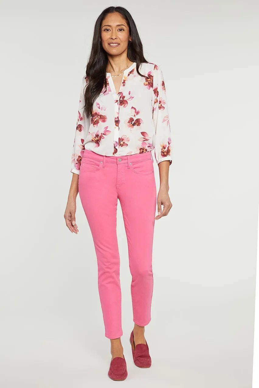 Alina Skinny Jeans Pink Premium Denim | Pink Peony