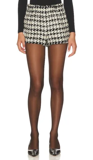 ANINE BING Lyle Short in Black,White