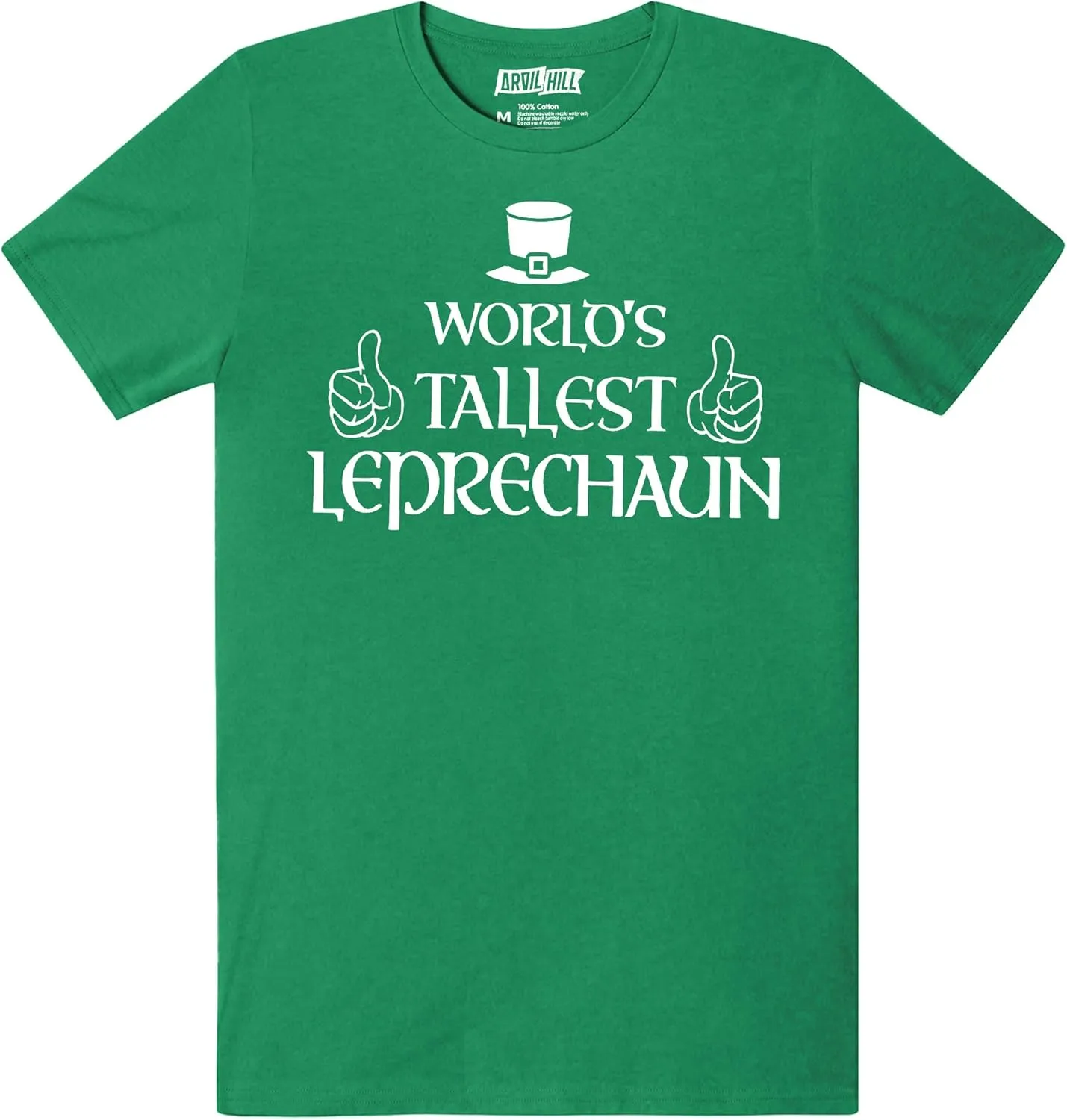 Arvilhill Men's St Patrick's T-Shirts Short Sleeve Irish Shamrock Shirt (S-3XL)