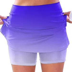 Athletic Skirts for Women Summer Yoga Skirts with Leggings Stretchy High Waist Lightweight Skirts Yoga Culottes for Sports