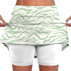 Athletic Skorts for Women with Pockets Lightweight Elastic Yoga Culottes High Waist Skinny Tennis Skirt Golf Skorts