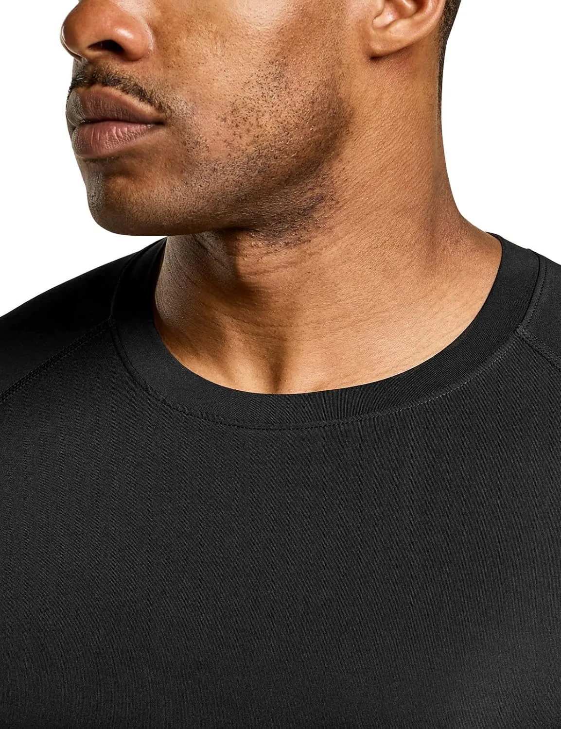 ATHLIO Men's Cool Dry Short Sleeve Compression Shirts, Sports Baselayer T-Shirts Tops, Athletic Workout Shirt