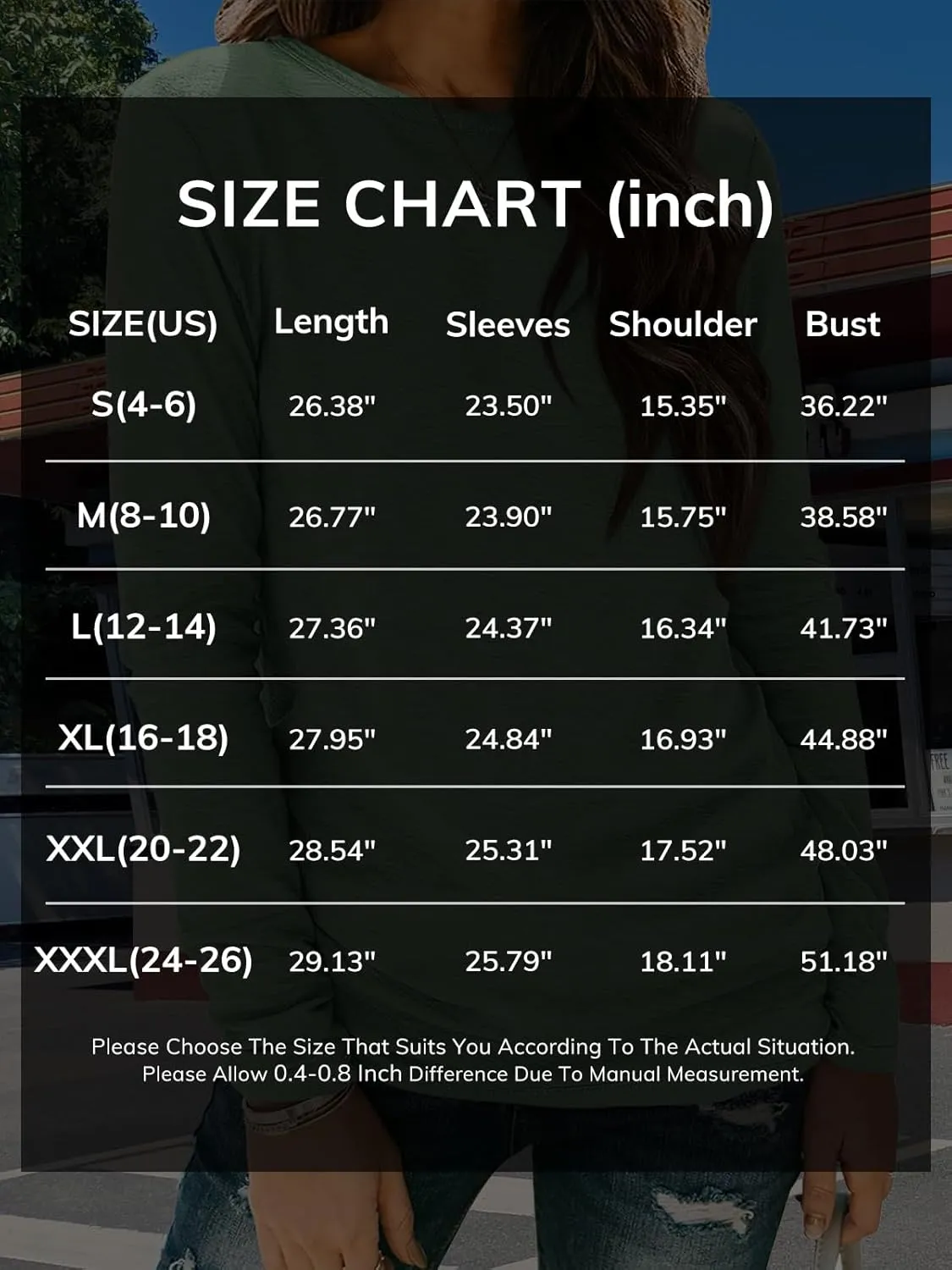 ATHMILE Womens Long Sleeve Shirts Basic Tee Fall Trendy Spring Top Business Casual Beach Vacation Workout 2025 Fashion