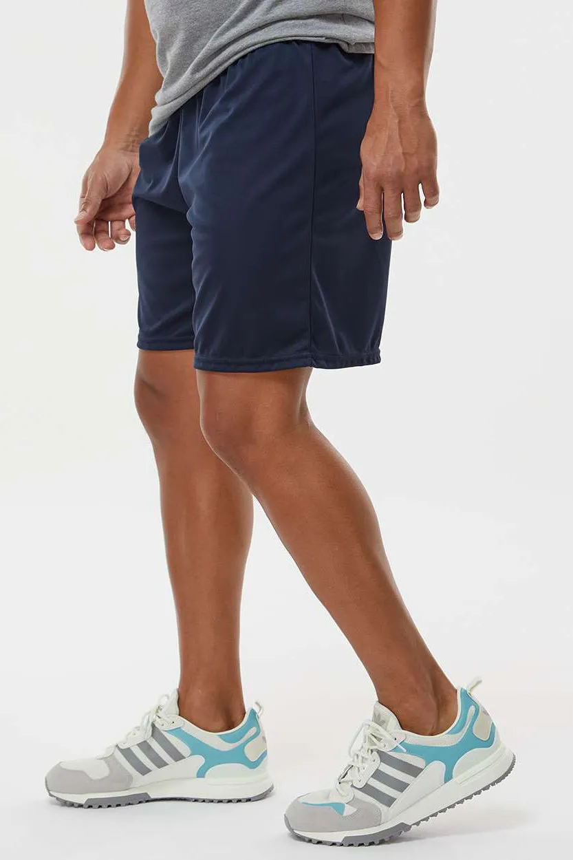Augusta Sportswear Mens Octane Moisture Wicking Shorts - Navy Blue