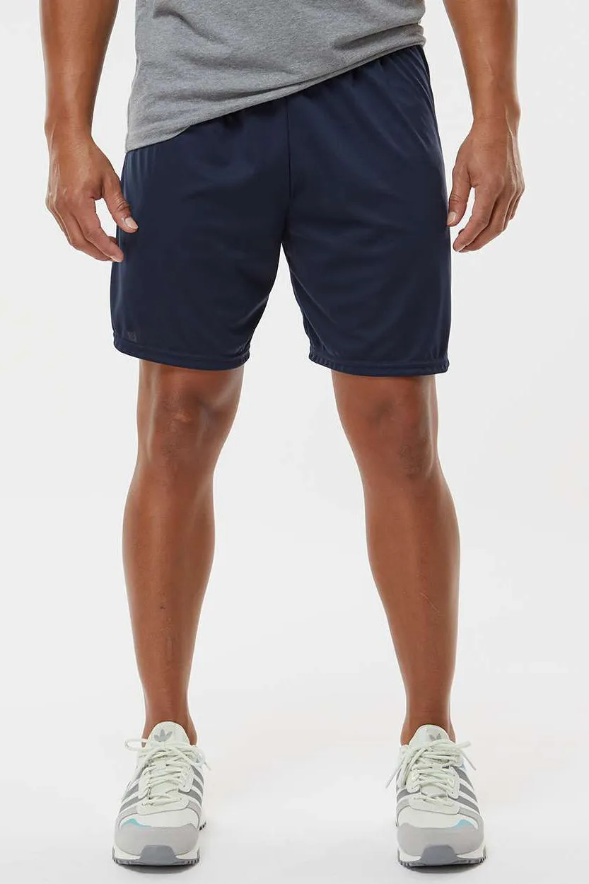 Augusta Sportswear Mens Octane Moisture Wicking Shorts - Navy Blue