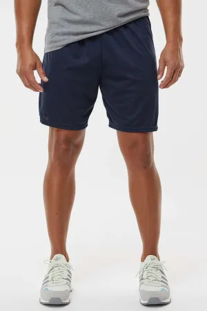 Augusta Sportswear Mens Octane Moisture Wicking Shorts - Navy Blue