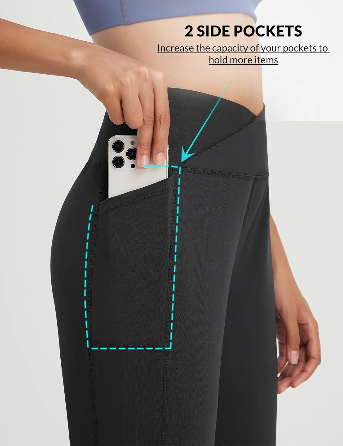 baleaf Women's Bermuda Long Shorts 14" Knee Length High Waisted Athletic Shorts with Pockets Stretch Soft Loose Casual Summer