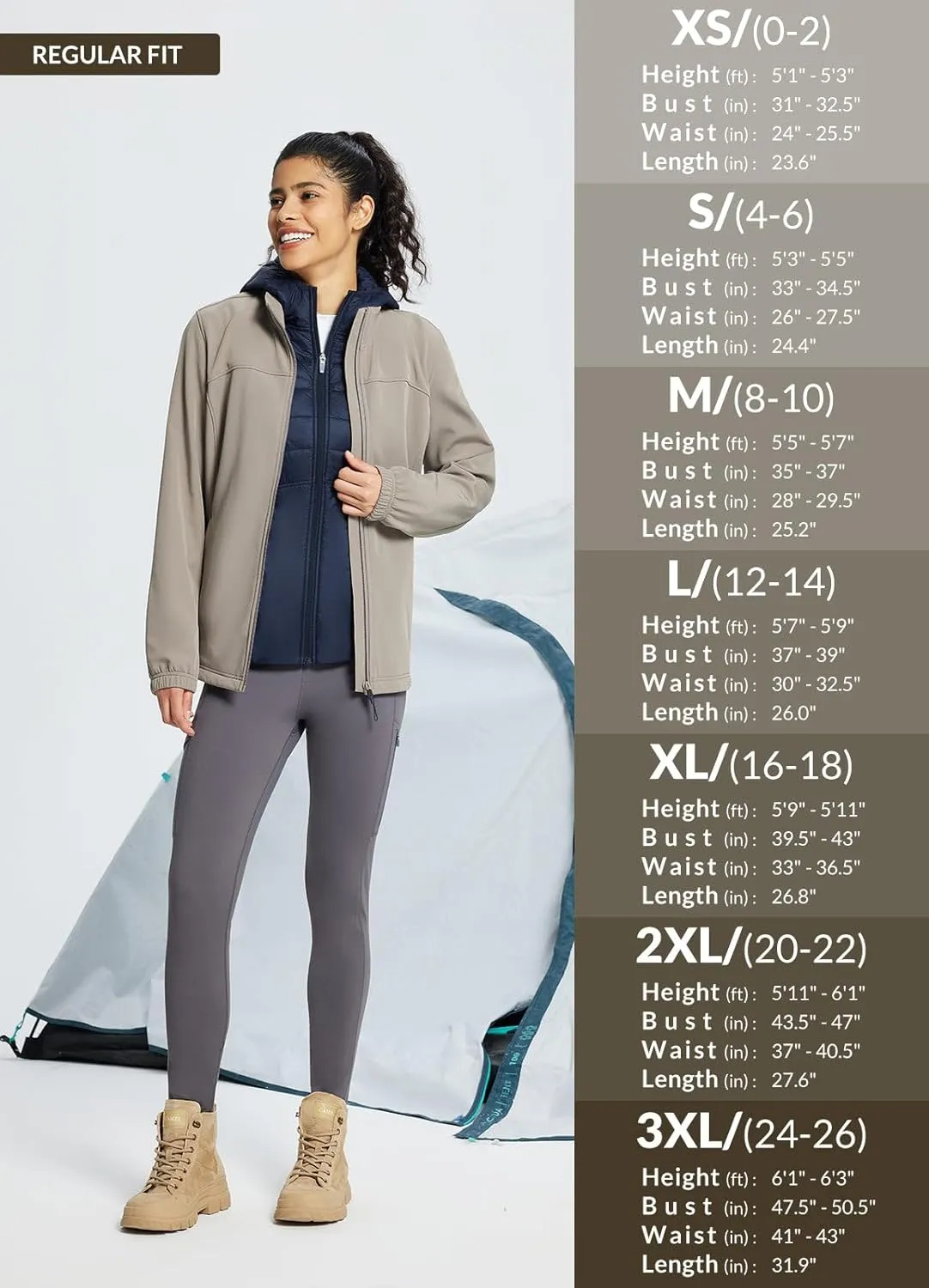baleaf Women's Puffer Vest Hooded Running Vests Slim Fit Fleece Sleeveless Lightweight Jacket Fall Winter