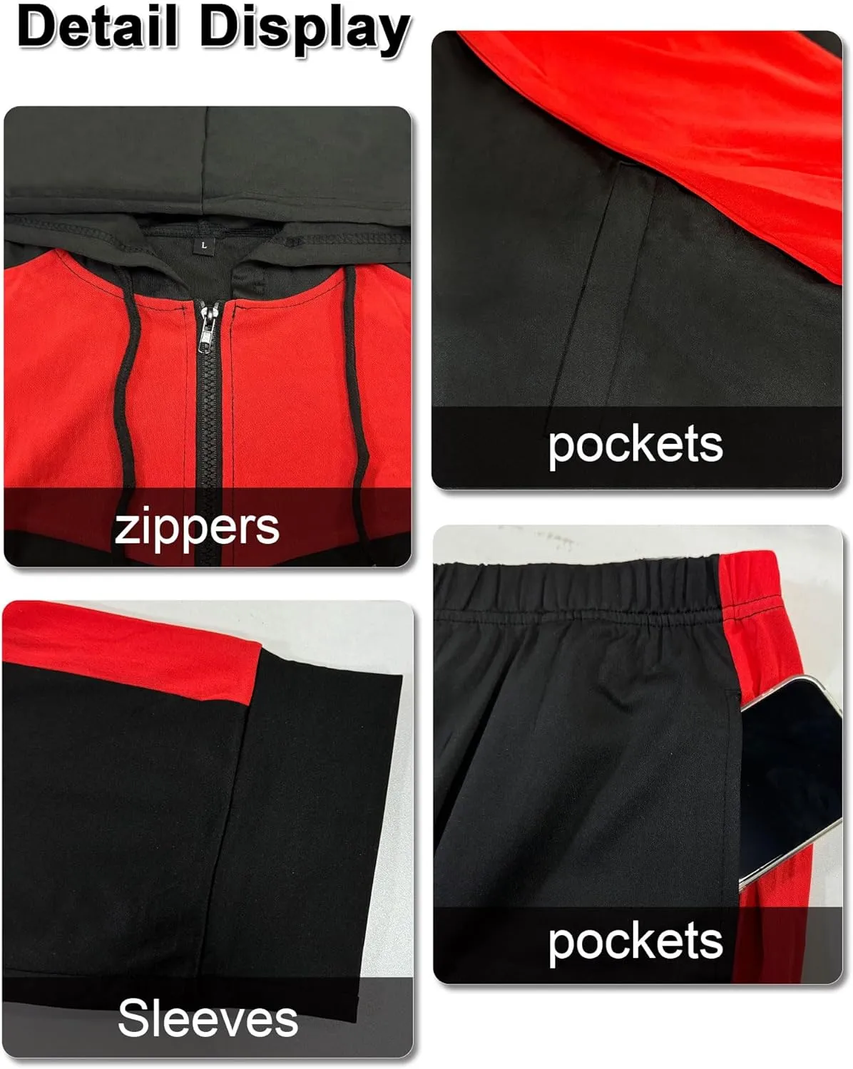 Bealin Women's Jogging Sets 80s 90s Two Piece Outfits Sweatsuit Long Sleeve Zip Tops and Sweatpants Workout Tracksuit Sets