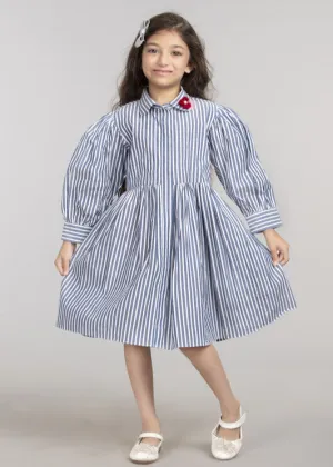 Blue Stripe Dress
