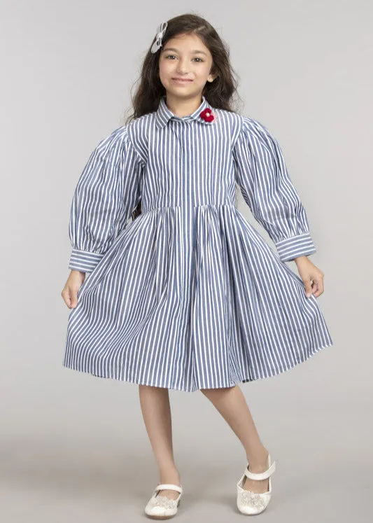 Blue Stripe Dress