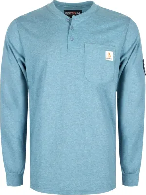 BOCOMAL FR Shirts Flame Resistant Shirt 5.5oz 100% Cotton Light Weight CAT2 Fire Retardant Henley Shirts