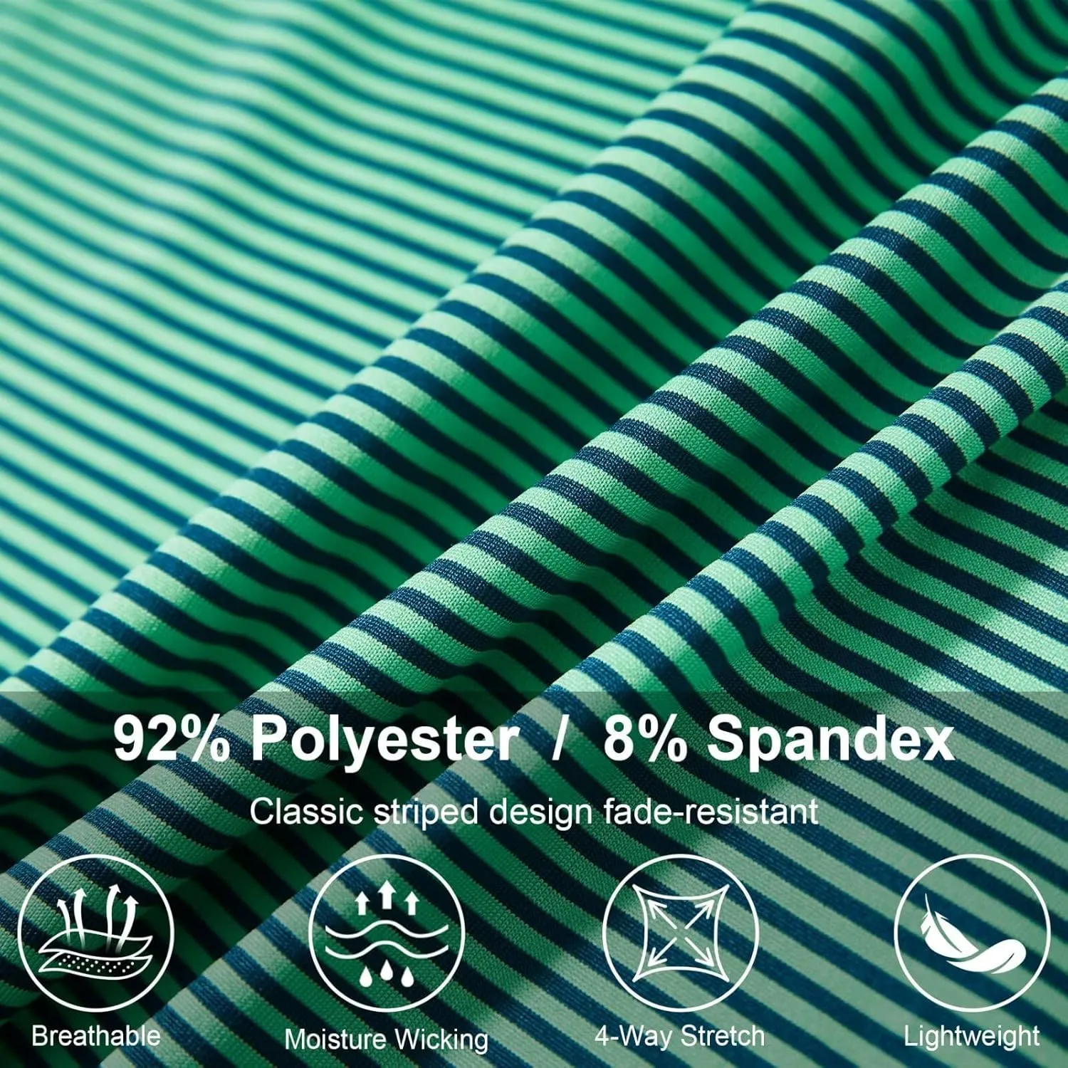 Boys Polo Shirts Short Sleeve Striped Performance Moisture Wicking Dry Fit Golf Shirts for Boys Youth Kids