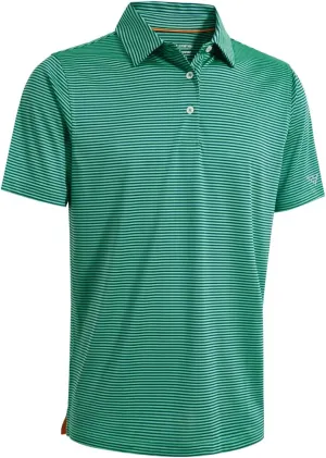 Boys Polo Shirts Short Sleeve Striped Performance Moisture Wicking Dry Fit Golf Shirts for Boys Youth Kids