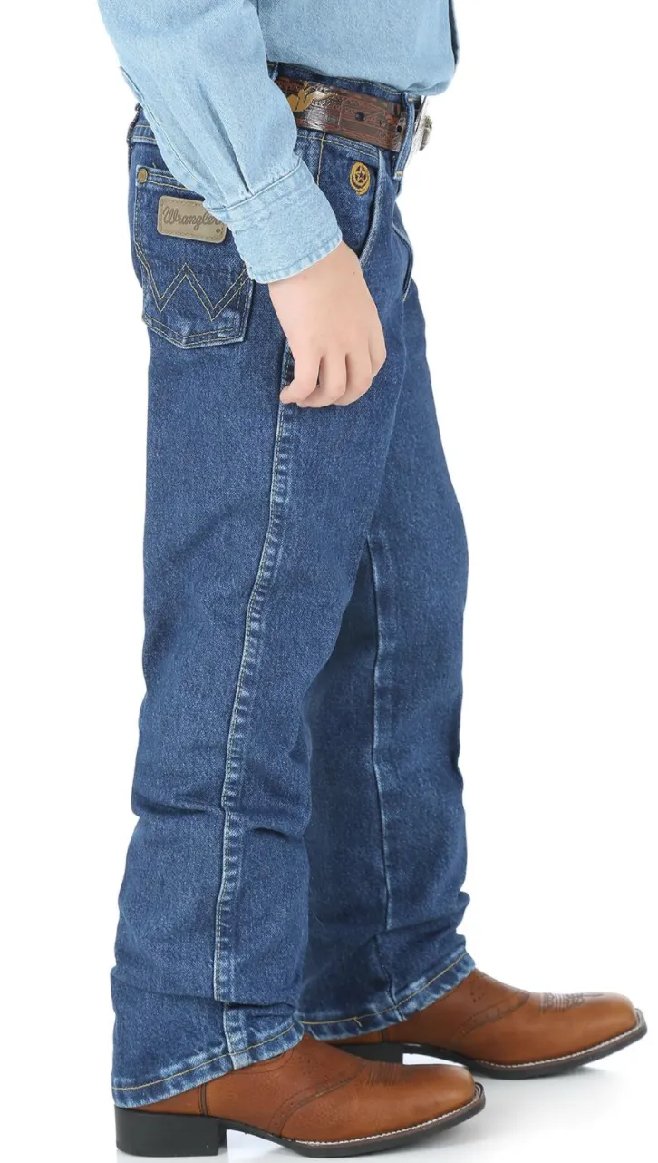 Boy's Wrangler 13BGSHD George Strait Heavyweight Stone Denim Cowboy Cut® Collection Original Fit Jeans (8-16)