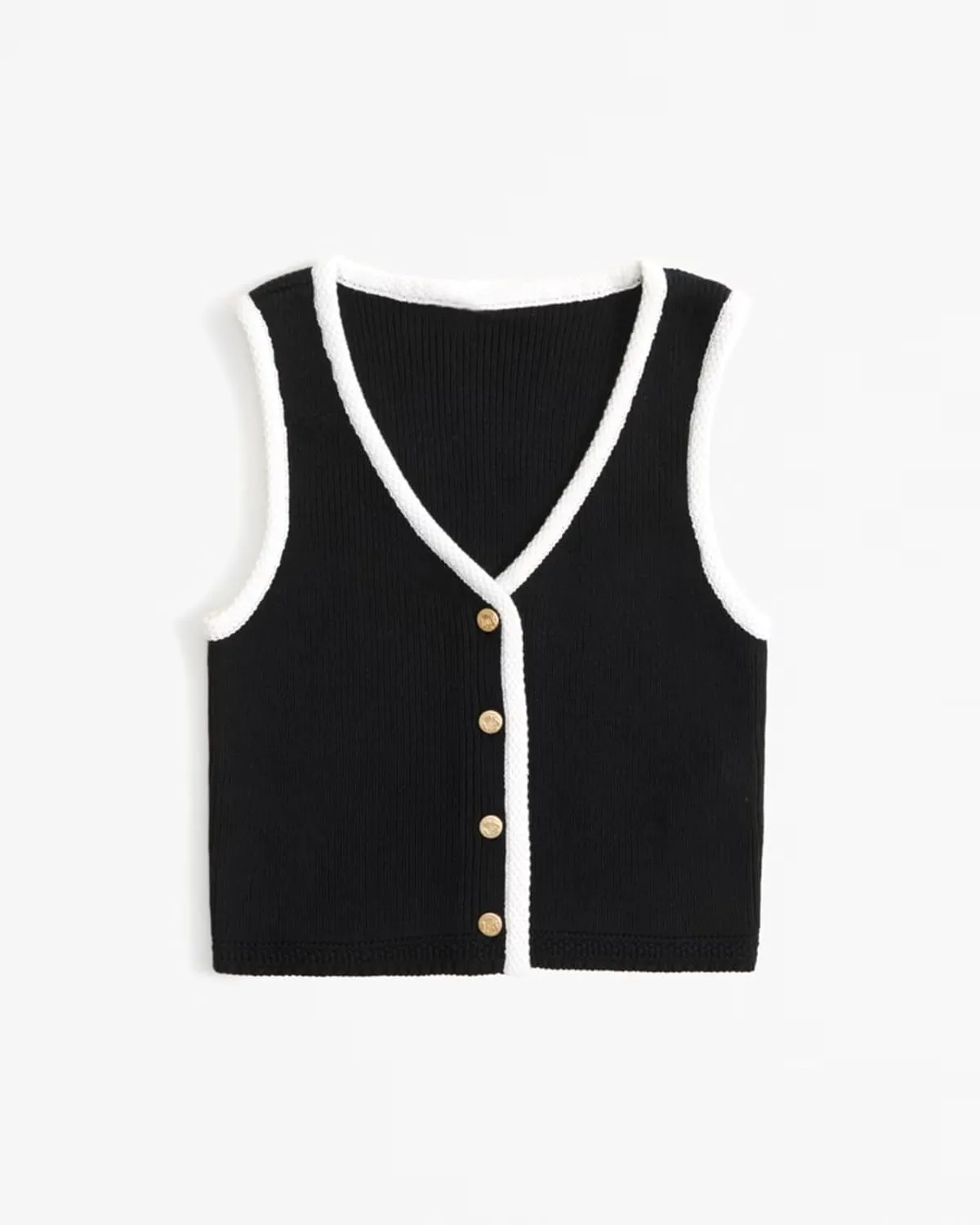 Button Up Sweater Vest for Women 2024 V Neck Sleeveless Tank Tops Cardigan Vests
