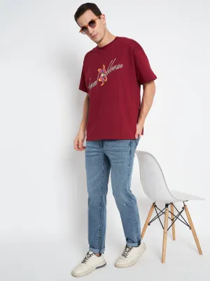 Camla Barcelona Men'S Anthra Blue Regular Fit Jeans