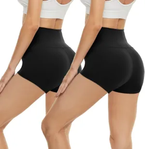 CAMPSNAIL Workout Biker Shorts Women - 3"/5"/8" High Waisted Tummy Control Spandex Booty Volleyball Shorts for Yoga Dance