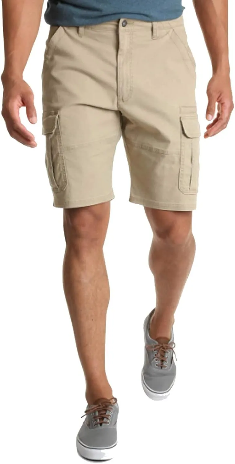 Cargo Shorts for Men Mid Waisted Knee Length Slim Fit Shorts Stretchy Comfy Outdoor Hiking Exercise Streetwear Short Pants
