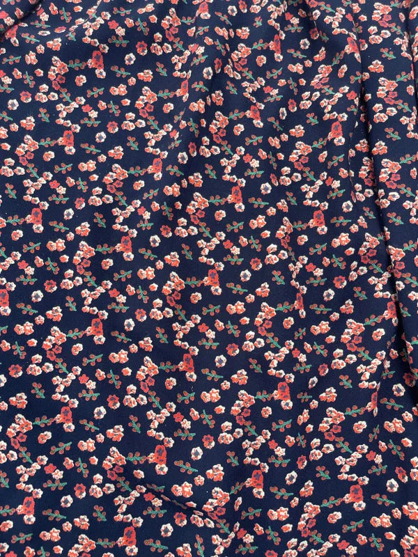 Cecilie Vintage Floral Midi Dress