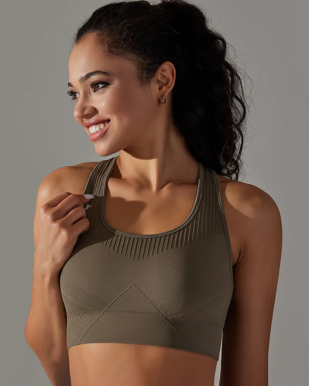 Cheyenne Sports Bra - Brown