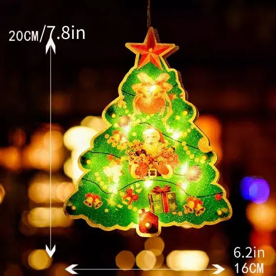 Christmas Presale - Get Surprise Offer-Christmas Window Hanging Lights