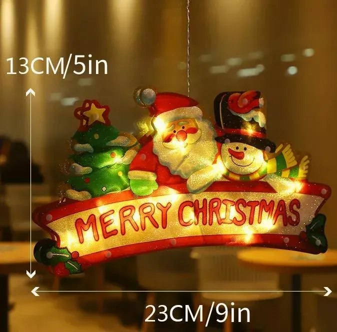 Christmas Presale - Get Surprise Offer-Christmas Window Hanging Lights