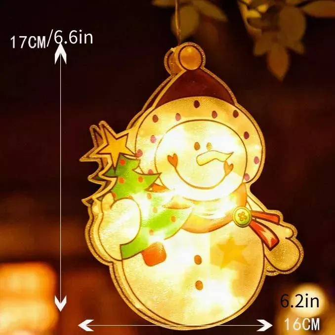Christmas Presale - Get Surprise Offer-Christmas Window Hanging Lights