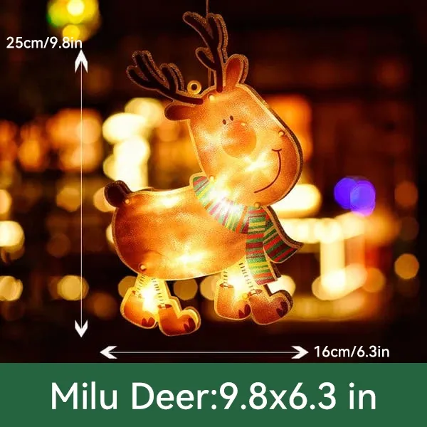 Christmas Presale - Get Surprise Offer-Christmas Window Hanging Lights