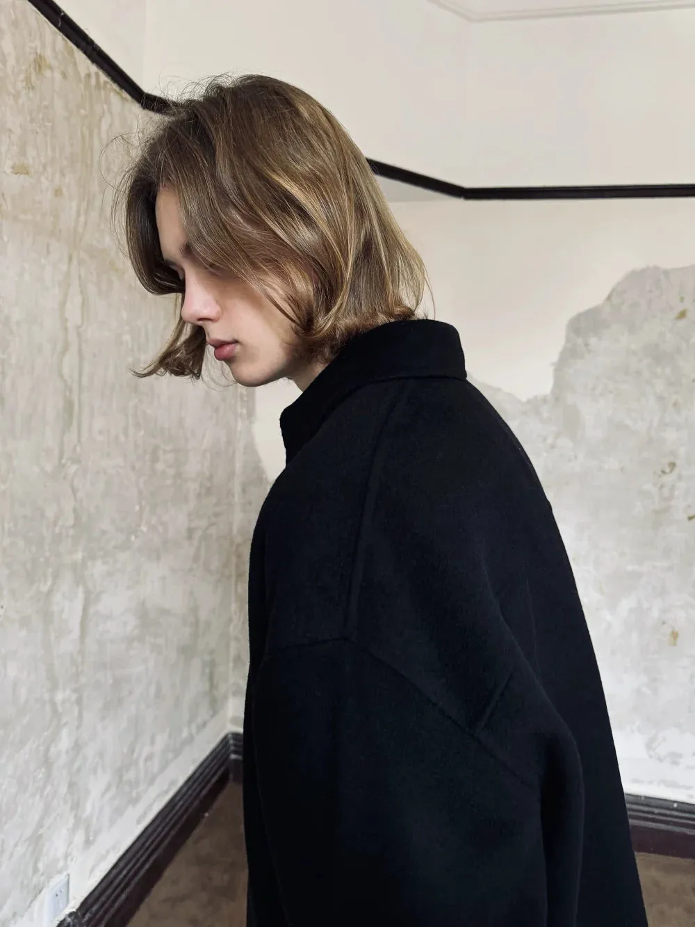 Classic Collar Black Jacket