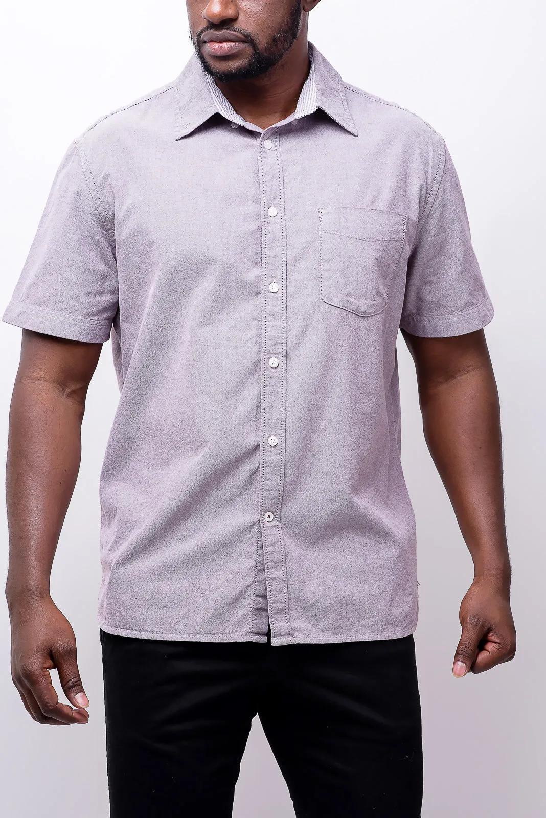 classic slim fit short-sleeve shirt