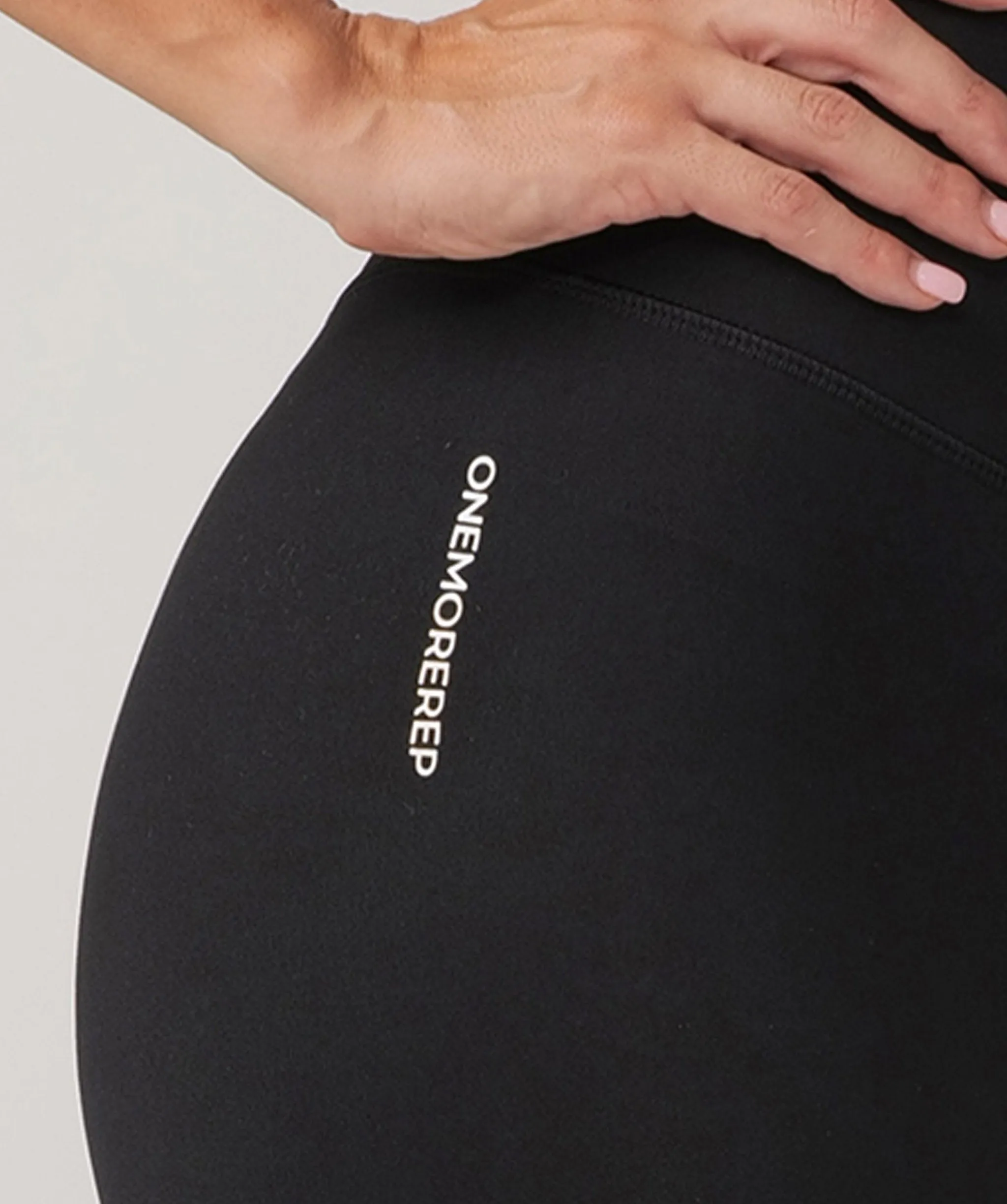 Core Leggings - 7/8 Length (Black) by OneMoreRep