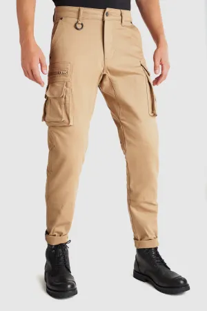 DESERT CARGO BEIGE –  Motorcycle Jeans for Men with Chino Style Cordura®
