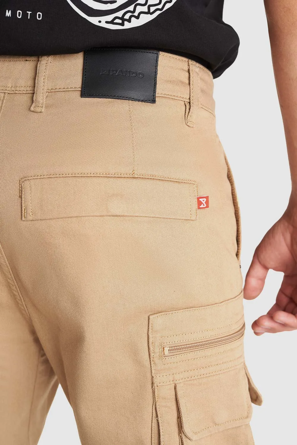 DESERT CARGO BEIGE –  Motorcycle Jeans for Men with Chino Style Cordura®