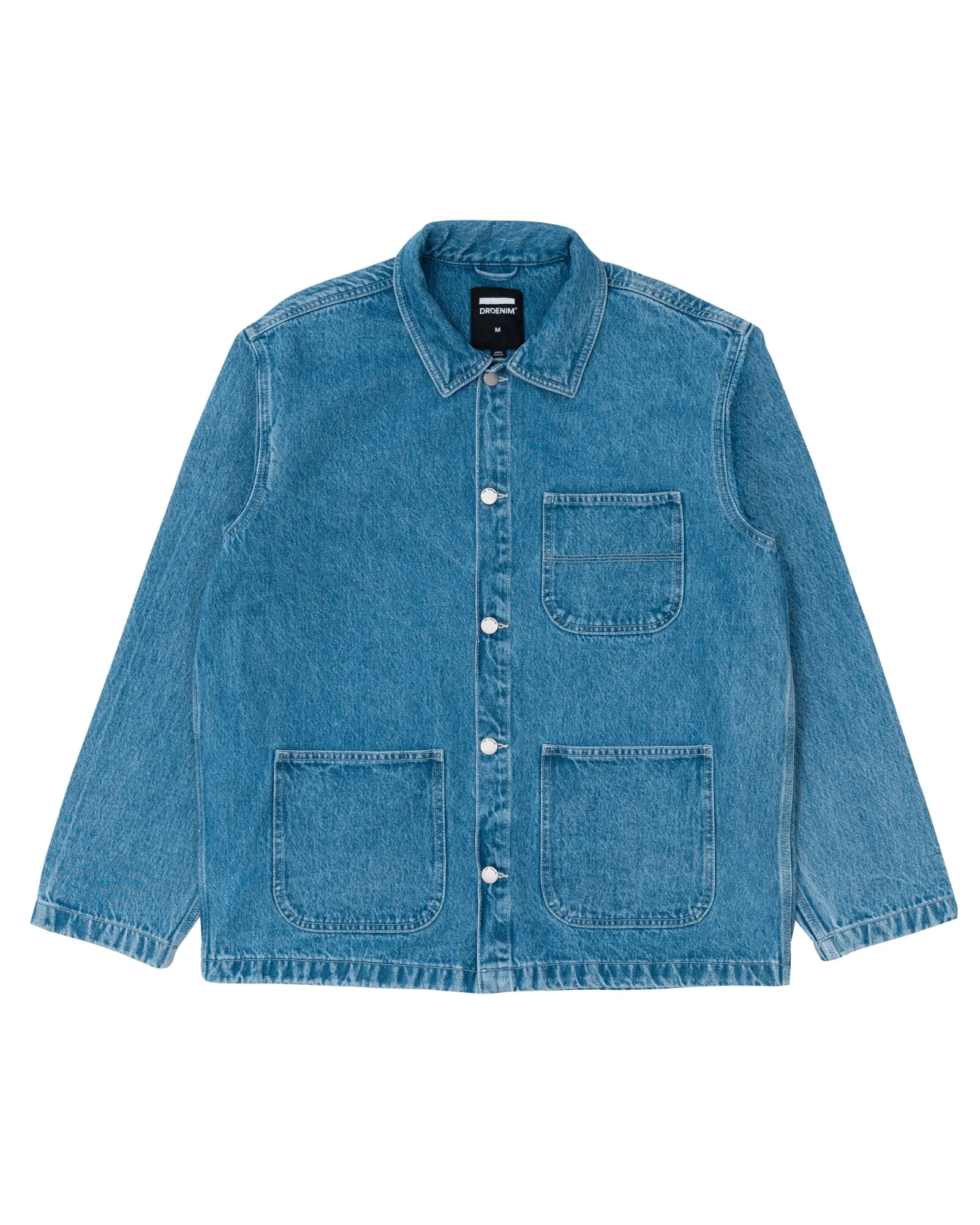 Devon Worker Jacket - Stream Sky Retro Contrast