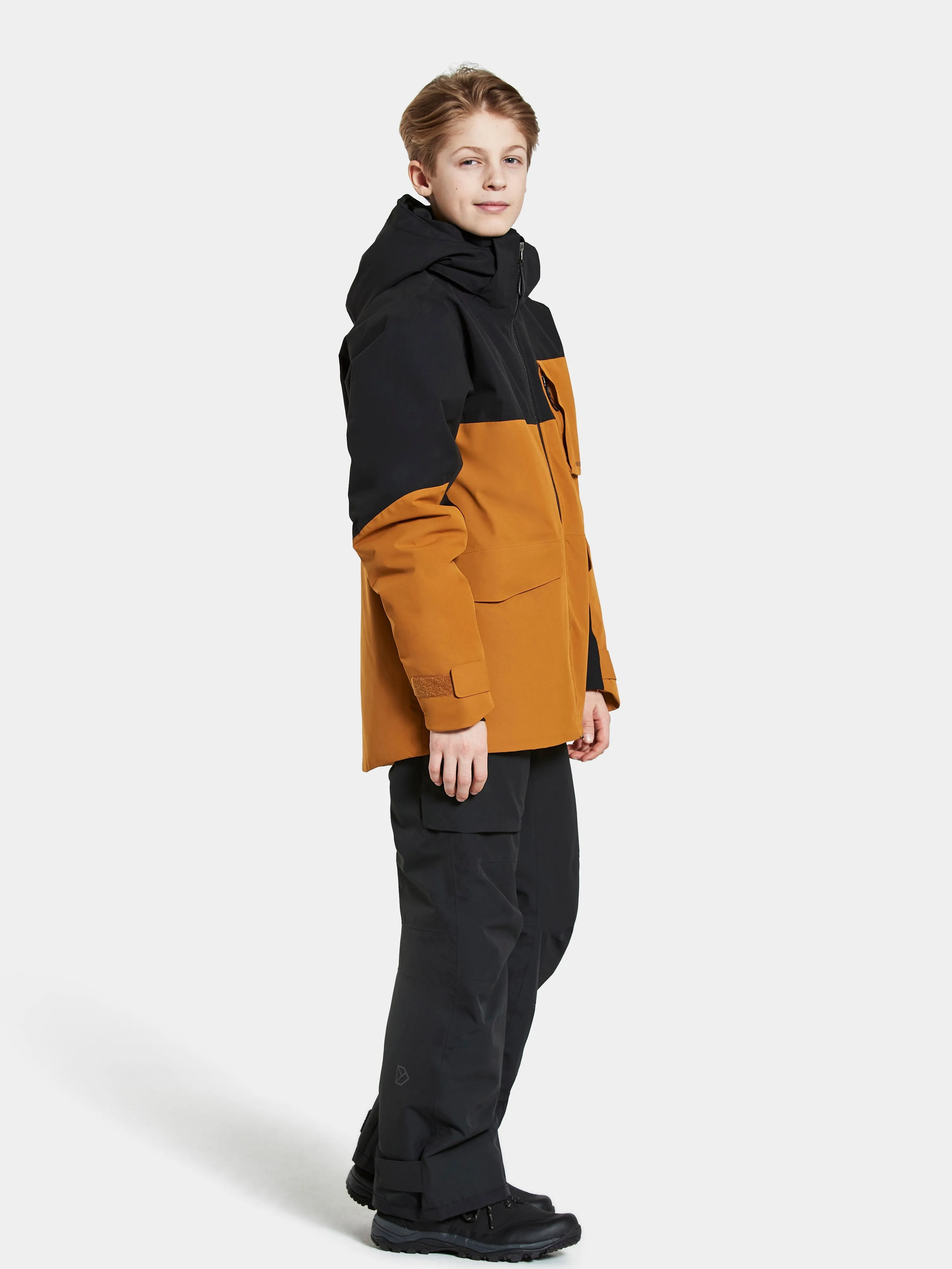 Didriksons Luke Boys Jacket - Cayenne