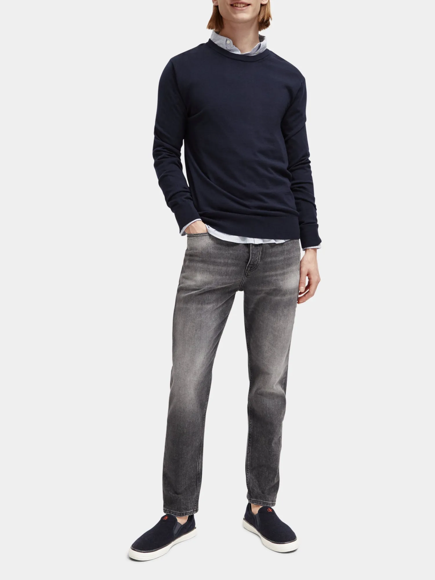 Drop regular tapered-fit jeans