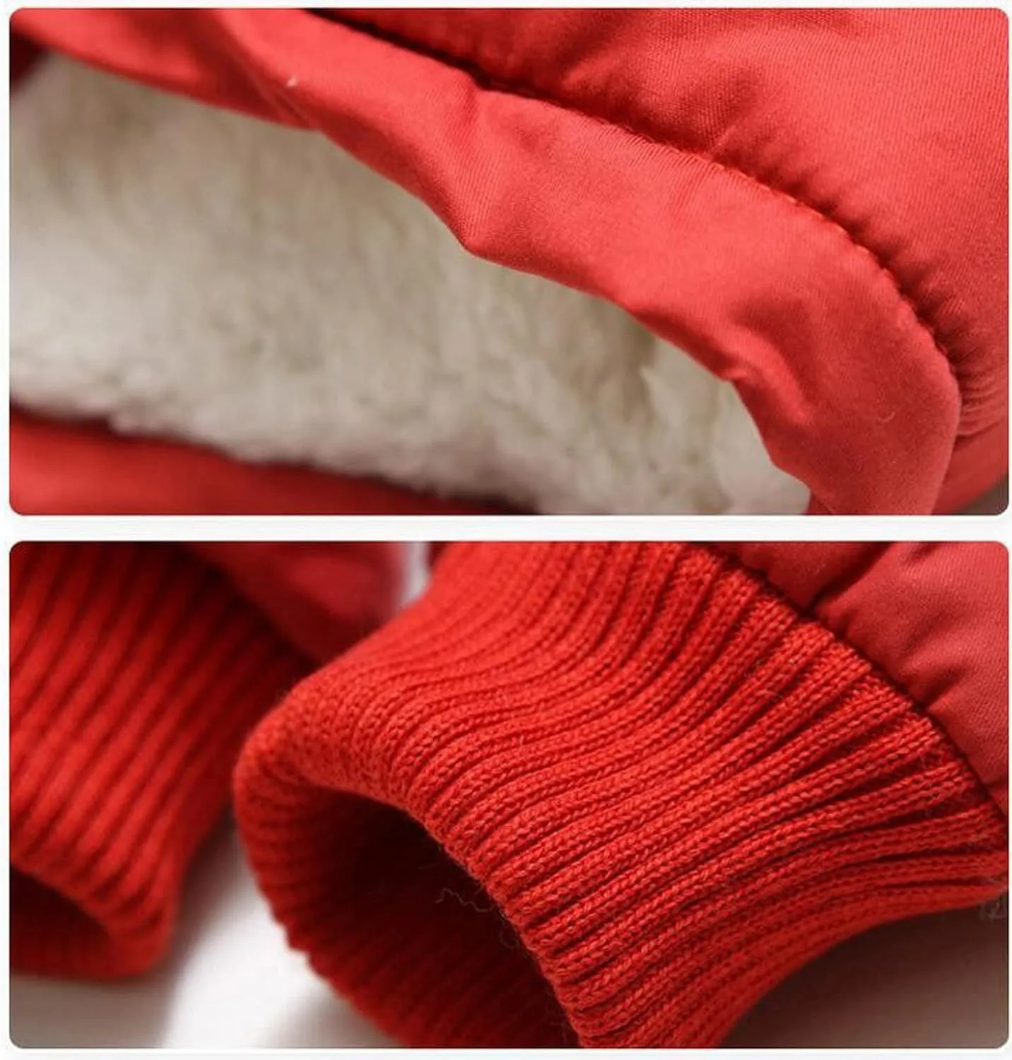 EISHOW Kids Boys Winter Fleece Down Jackets,1-10Y Children Warm Cotton-Padded Parka Jacket Thick Hooded Coat Zipper Outwear