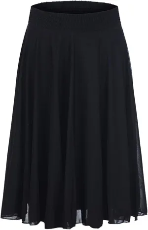 Elastic Waist Skirt for Women 2024 Casual Midi Length Floral Skirt Vacation Going Out Work Pleated Elegant Skirts