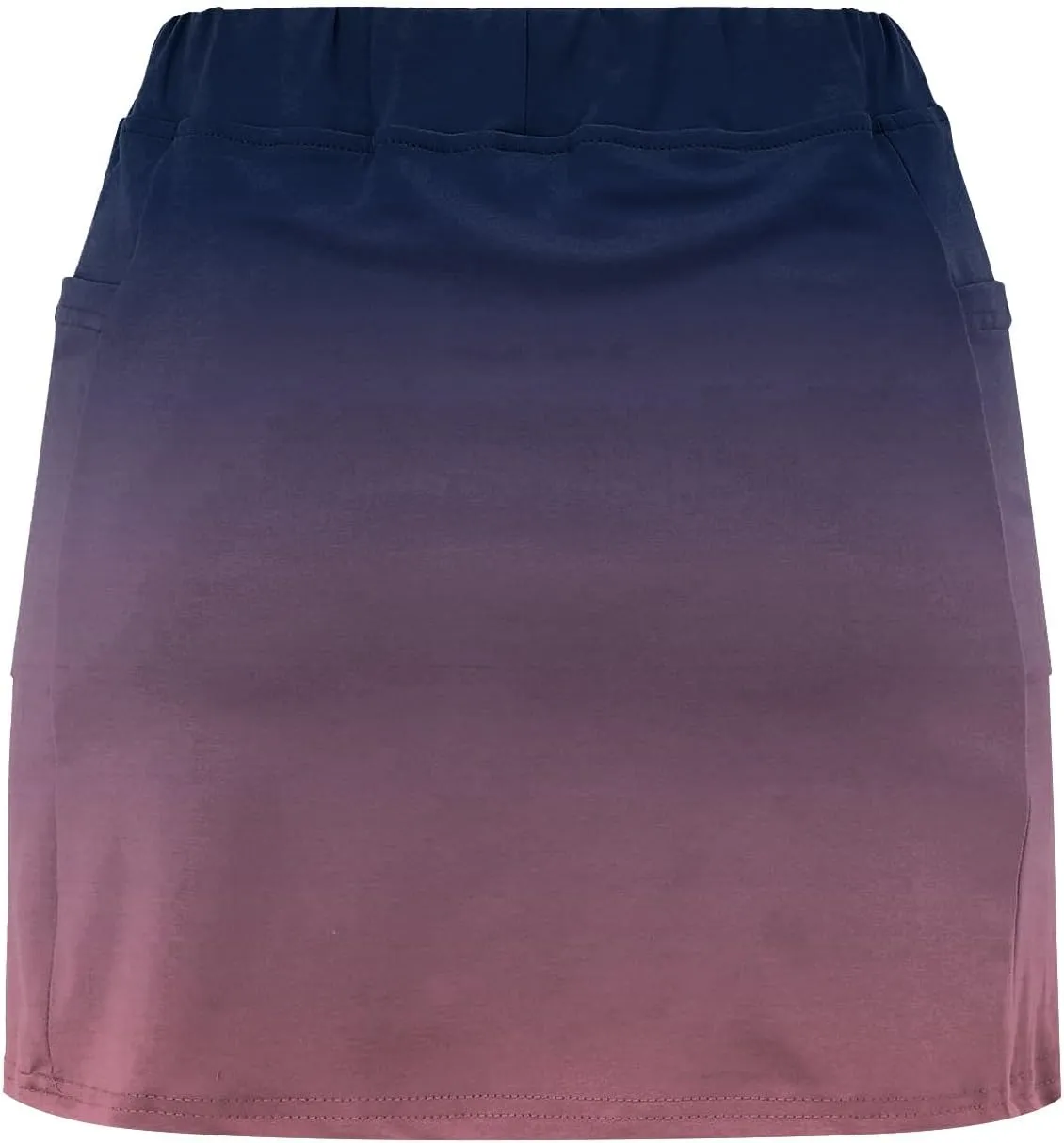 Elastic Yoga Skirt for Women Waist Culottes Short Skirts Skinny Pants Inner Shorts for Running Tummy Control High