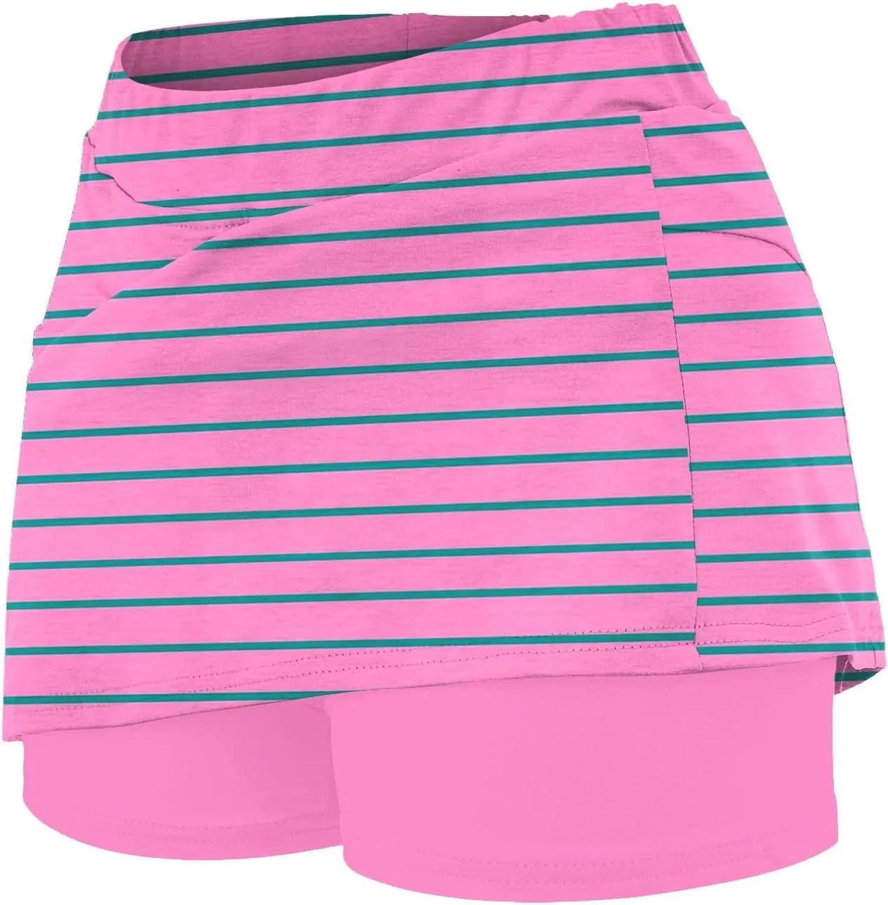 Elastic Yoga Skirt for Women Waist Culottes Short Skirts Skinny Pants Mid Waist Tennis Skirts Skorts for Women with