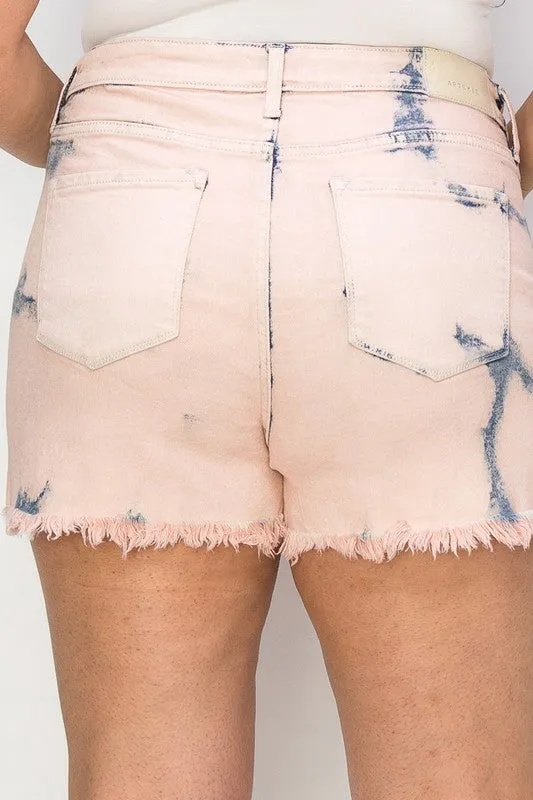Emma Plus Size - High Rise Stretch Mom Shorts