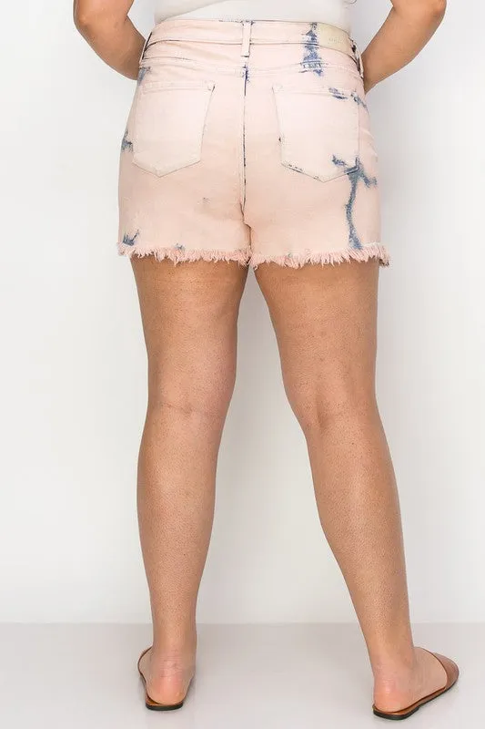 Emma Plus Size - High Rise Stretch Mom Shorts