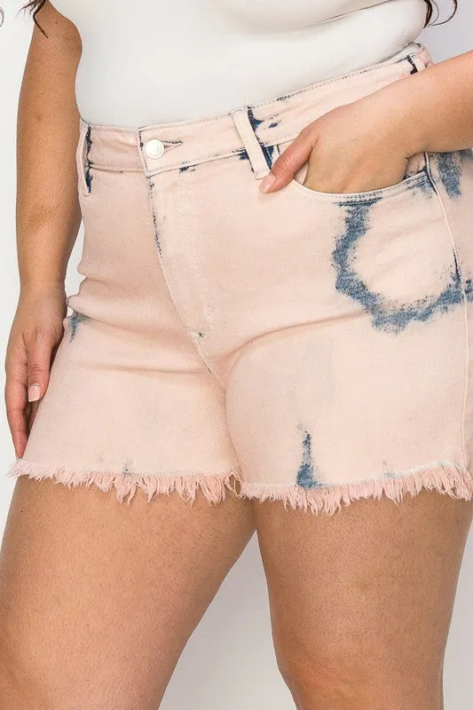 Emma Plus Size - High Rise Stretch Mom Shorts